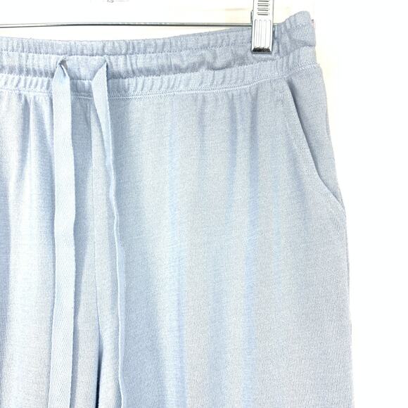 LOFT Henley Sleep Set Pajamas Womens Size Small Light Sky Blue - Picture 10 of 13